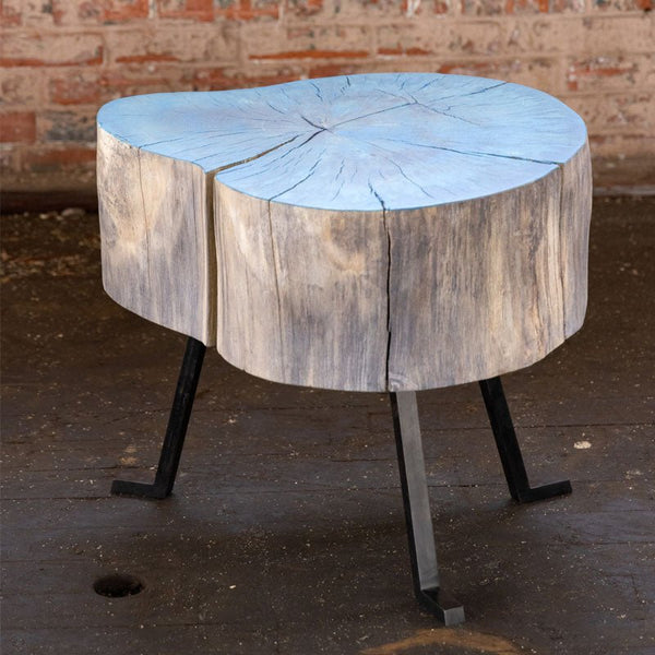 SputnikTable | Live Edge Round Side Table - Alabama Sawyer