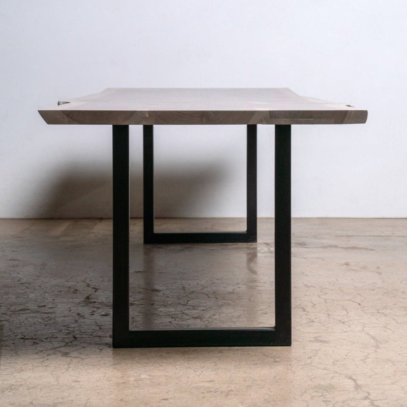Modern Wood and Steel Table