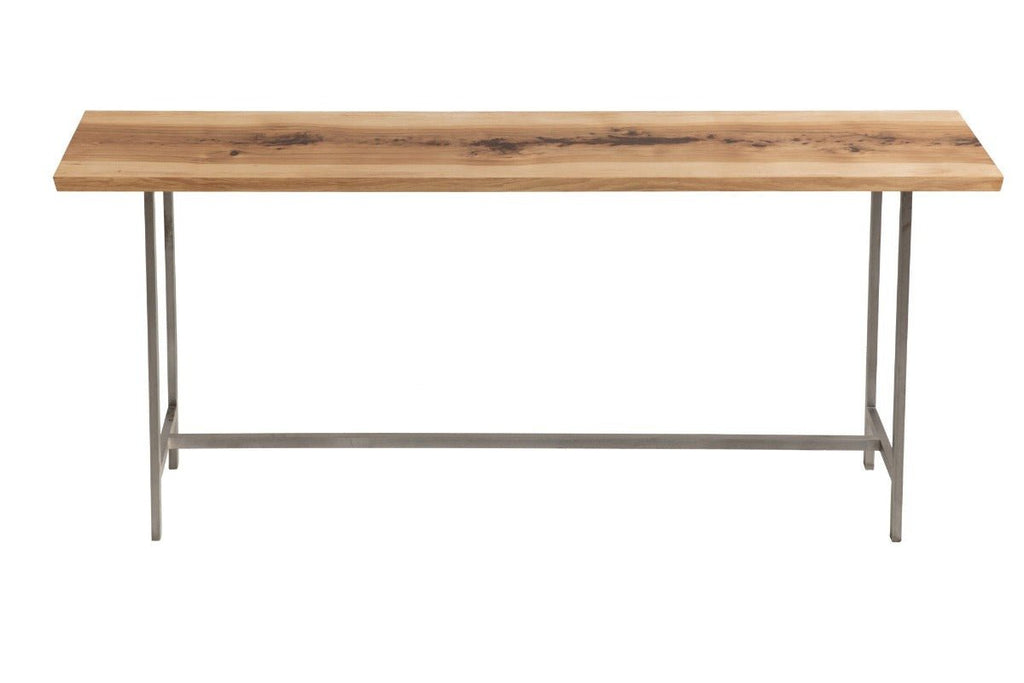Wood and Metal Console Table | Studio Table - Alabama Sawyer